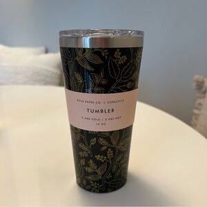 NWT Rifle Paper Co x Corkcicle Tumbler Thermos